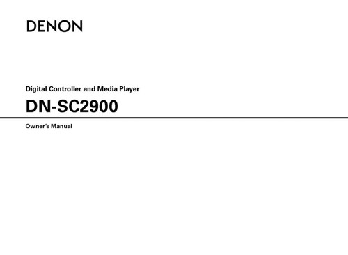 Denon sc2900 digital - denon,