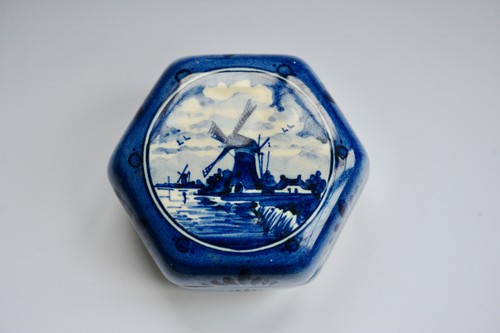 Vintage delft blauw pottery - vintage,
