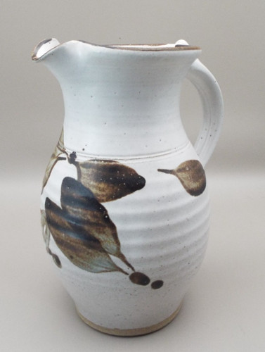 Studio pottery abstract leaf - pottery,