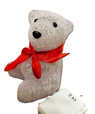 NEW LED Acrylic Polar Bear Christmas Decoration Battery Operated Indoor ❄