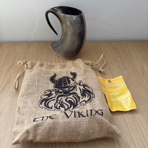 Horn beer tankard - ox,