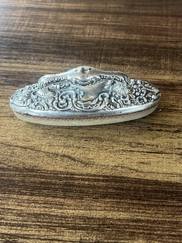 Antique repousse sterling - repousse,