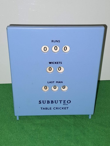 1970s subbuteo cricket - subbuteo,