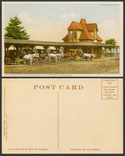 Usa old postcard bethlehem - usa,
