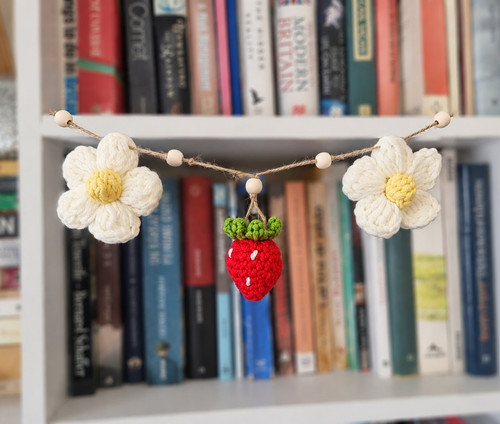 Mini crochet flower - crochet, &