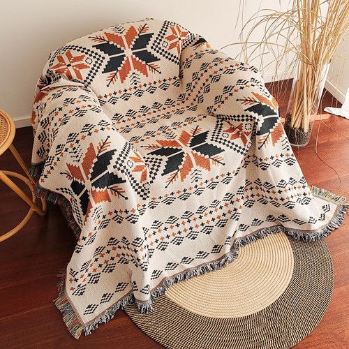 Oversized boho throw blanket - boho,