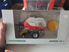 ROS/Universal Hobbies - Pottinger Impress 185V Round Baler - 1:32 - New/Mint