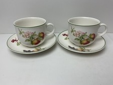 Marks & Spencer M&S Ashberry 2 x Cups & Saucers Unused Condition