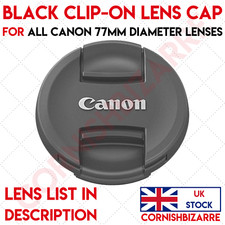 LENS CAP FITS Canon EF 300mm f/4L IS USM - FOR CANON 77MM FILTER - UK STOCK