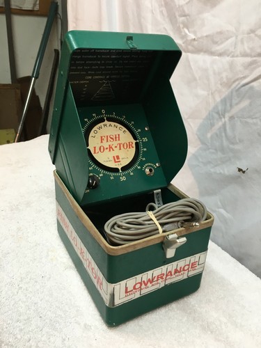 Vtg lowrance fish - lowrance, lo-k-tor