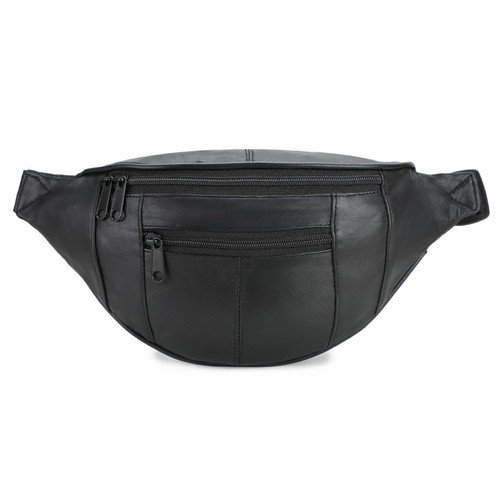 Leather bum waist - bag, travel