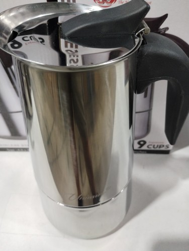 Stainless steel stovetop moka - steel,