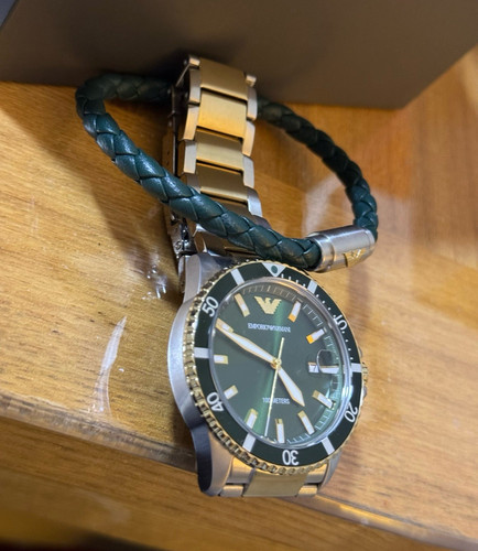 Emporio armani quartz diver - quartz,