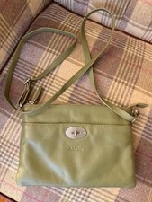 Small forest green leather - small,