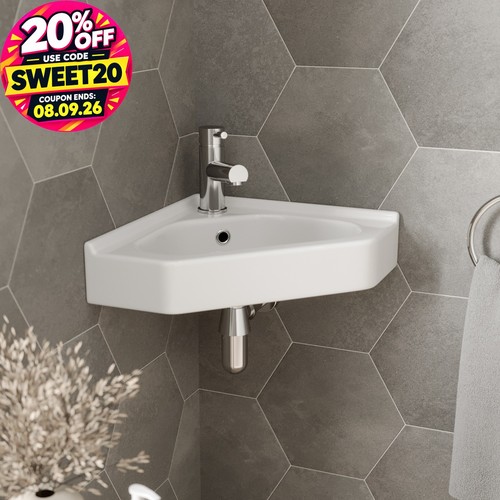 Cloakroom corner wall hung - cloakroom,
