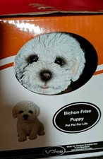 Vivid Arts Bichon Frise Puppy Pet PAL for Indoor/Outdoor Use NEW IN BOX