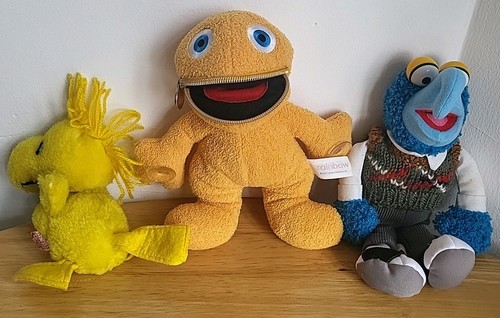 Vintage plush toy zippy - plush, x3