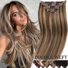 170g THICK Double Weft Clip In