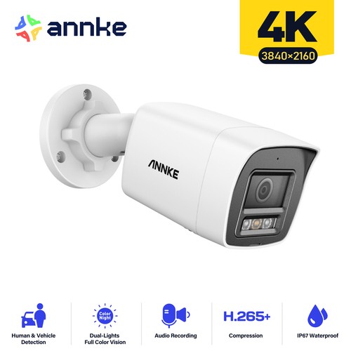 Annke 8mp colorvu - 4k,