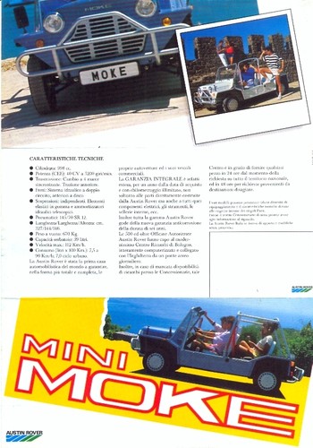 Mini moke italian market - moke,