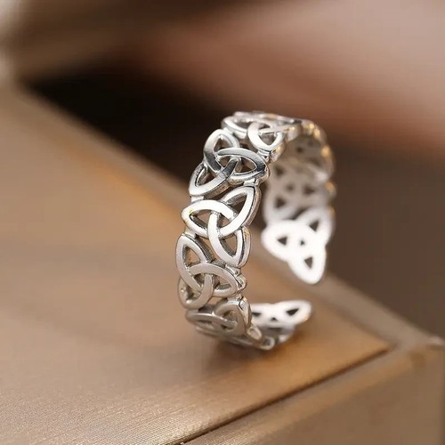 Silver celtic knot - knot, ring
