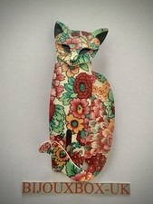 LEA STEIN EGYPTIAN CAT BROOCH