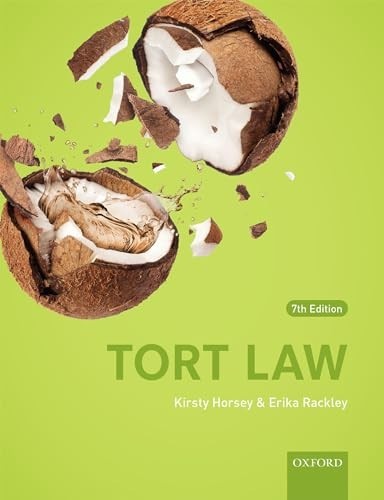 Tort law rackley - tort, by