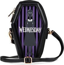 Cross Body Bag for Girls Teens Shoulder Handbag Coffin Removable Strap Travel Sh
