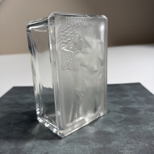 Vintage art glass nude - art,