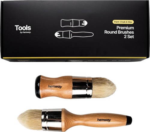 Round paint brushes - round,
