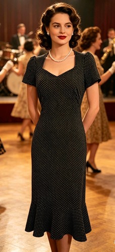 Vintage 1940s 1950s style - 1950s,