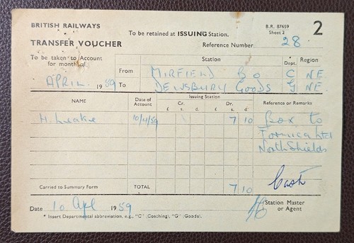 1959 british railways - railways, mirfield