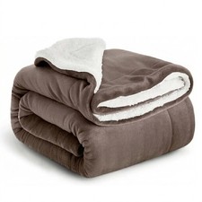 Sherpa Flannel Fleece Blanket