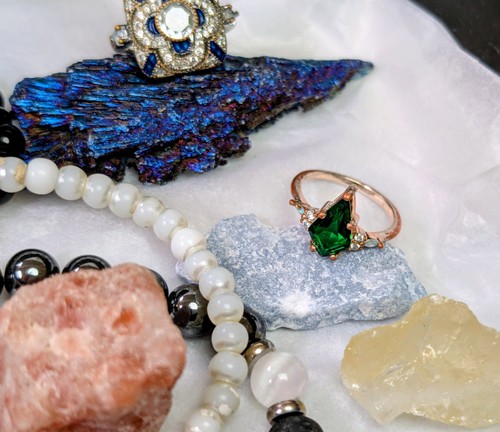 Crystal healing jewelry lot - jewelry,