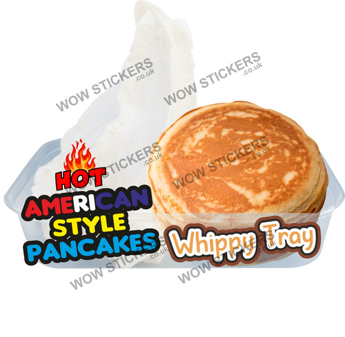 Ice cream van sticker - cream, hot