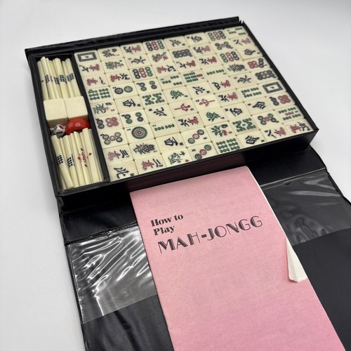 Vintage rare mahjong set - vintage,