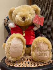 Harrods Christmas Teddy Bear 2017   with original tags Bertie