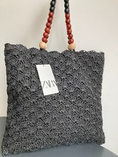 ZARA black  medium tote