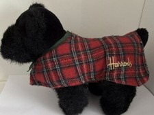 Harrods Knightsbridge London 12” Scottie Dog Soft Toy Plush Scottish Terrier 