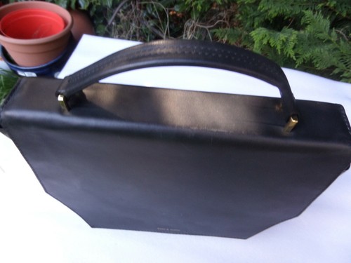 Pied terre black satchel - a,