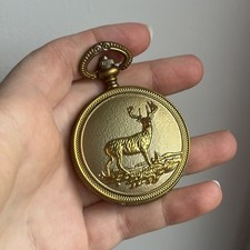 Vintage style stag deer half - stag,