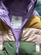 M&S BABY GIRL'S ZIP UP HOODED