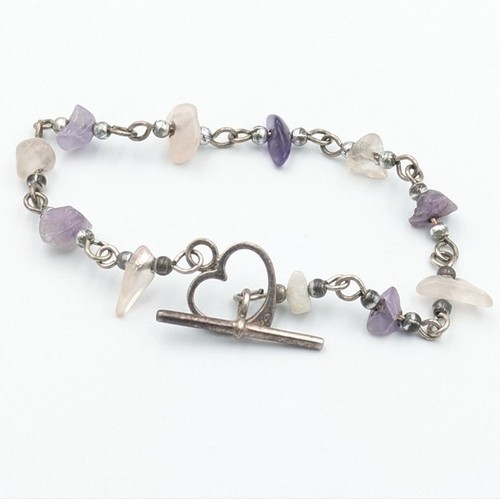 Vintage amethyst stone 925