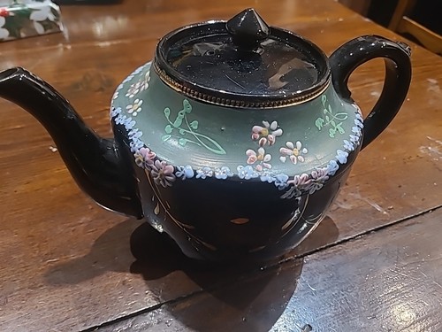 Jackfield hand painted black - painted,