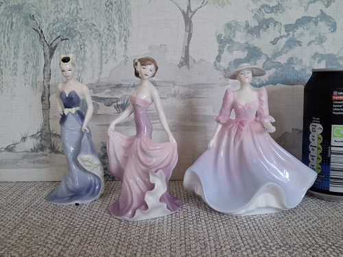 Small china coalport lady - small,