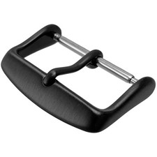 Satin Black Stainless Steel Replacement Watch Strap Buckle