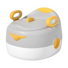 3-in-1 Grey Baby Toddler Potty