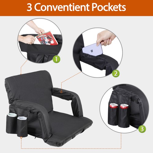 Foldable stadium seat chair - stadium,