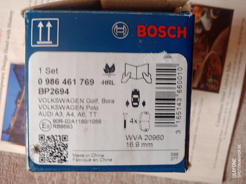 Bosch bp2694 - 986, 769)