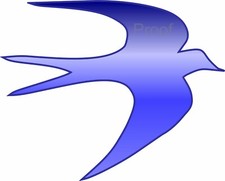 SWIFT BLUE 590mm X 475mm  #g7